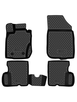 Коврики в салон для RENAULT Duster 4WD, 2011-2015, 4 шт. (полиуретан) NLC.3D.41.28.210KH