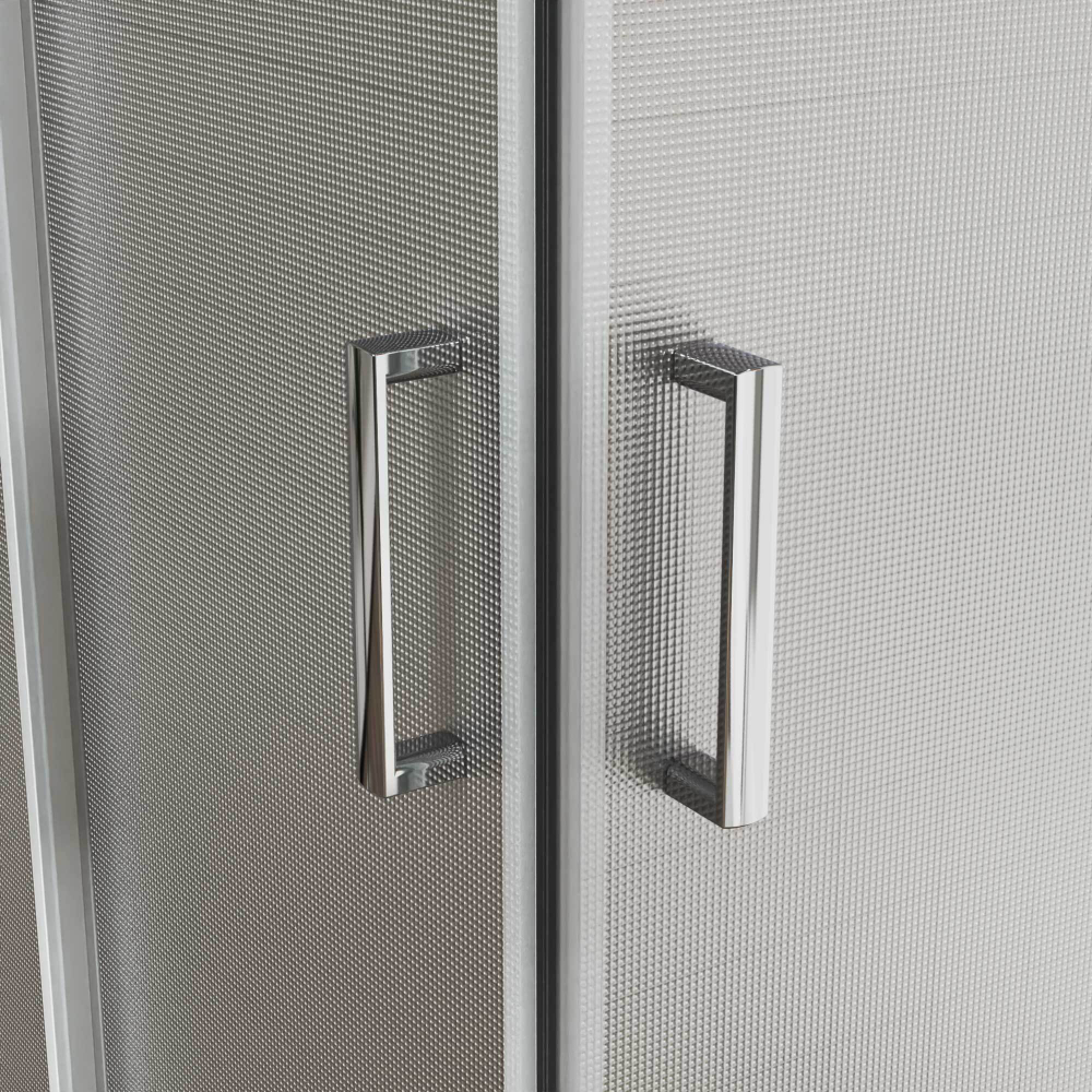 Душевой уголок City VSS-5CT8010MT, 1000*800, хром, стекло текстурное