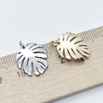 Подвеска Монстера, цвет золото, размер 18*13 мм, цена за 1 шт