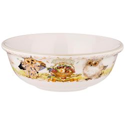 САЛАТНИК "ДЕРЕВО МУДРОСТИ" 21,5*21,5 СМ. ВЫСОТА=7,5 СМ. / 1350 МЛ. (КОР=8ШТ.)