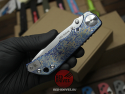 Нож Spartan Blades Harsey Titanium Custom Огненный - огненный титан