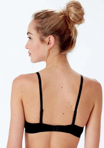 Бюстгальтер с кружевной чашкой на поролоне Delicate Lace (Размер: 32A) (Цвет: черный)