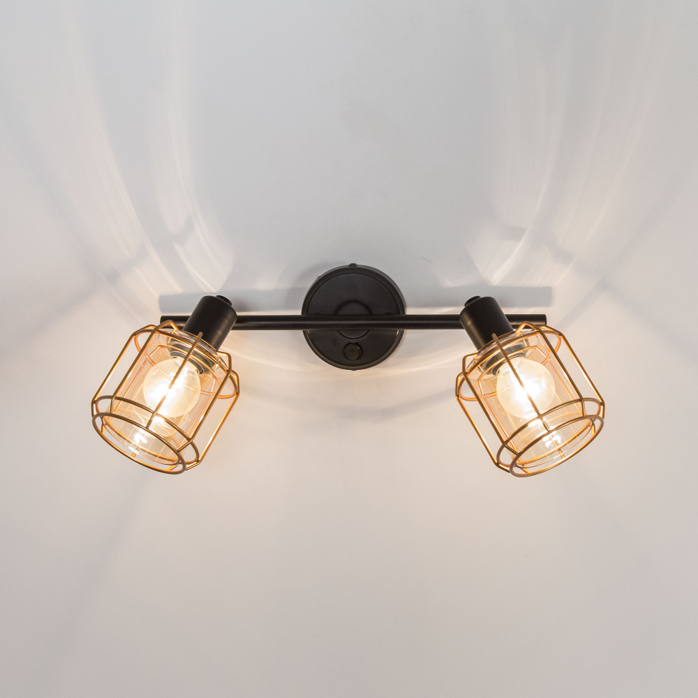Citilux Таверна CL542622 Спот поворотный с выключателем Чёрный