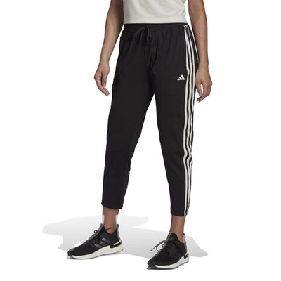Женские теннисные брюки adidas AEROREADY Made4Training Knit 3-Stripes Tapered Training Pants Women - Black, White