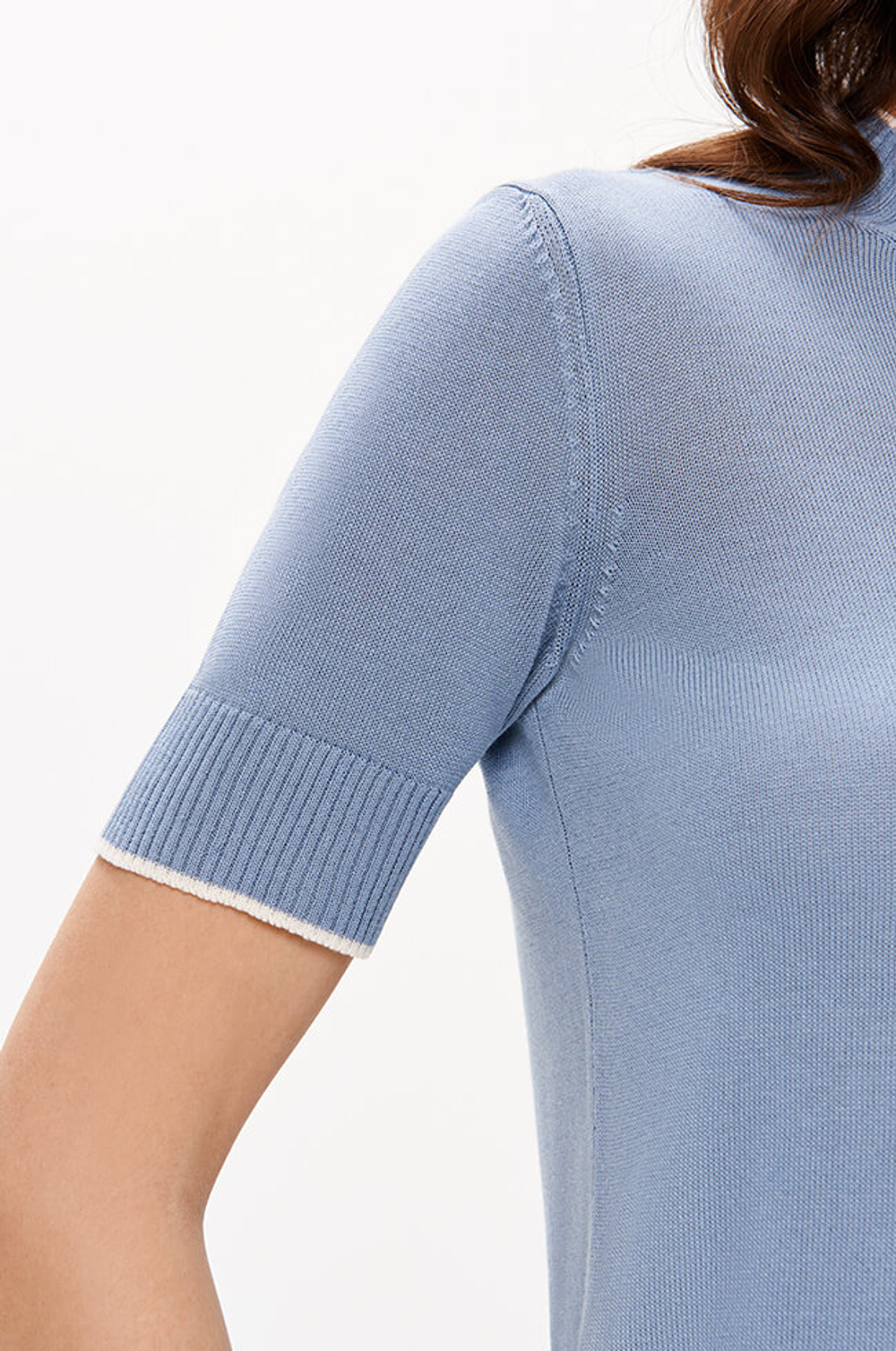 23374 Джемпер женский (серо-голубой)