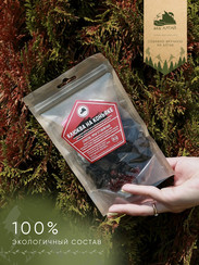 Набор настойки "Клюква на коньяке" в крафт пакете