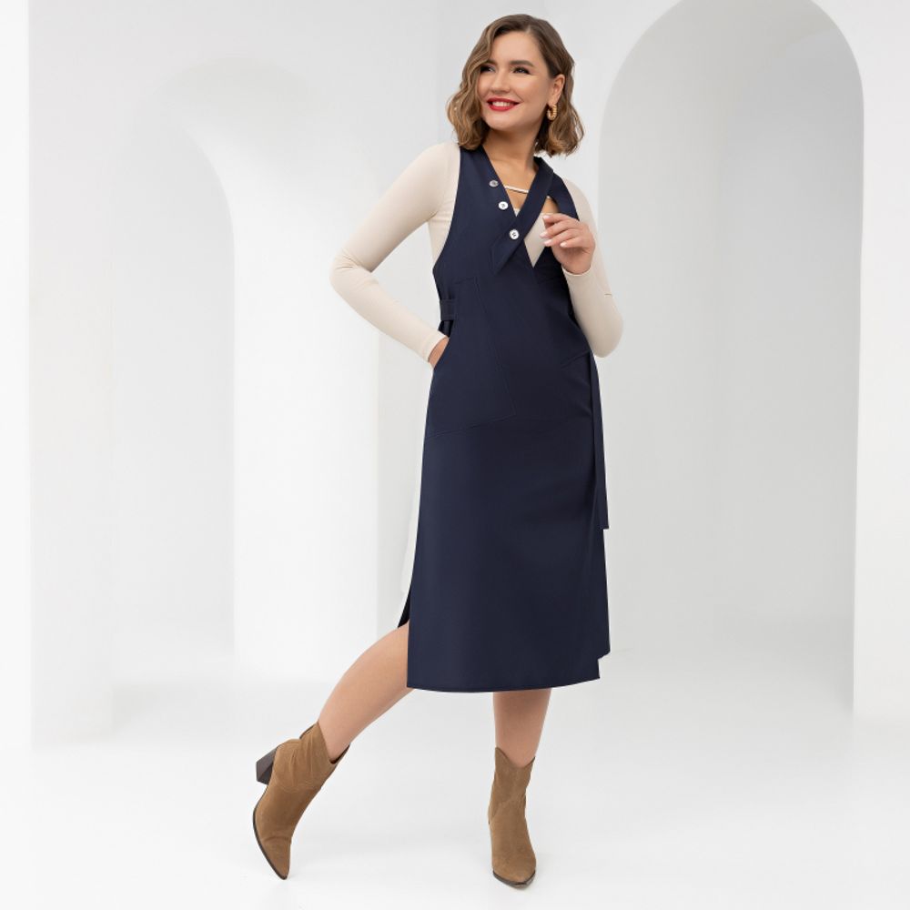 Сарафан Стиль – это ваш выбор (дарк блю) Charutti (Акция)