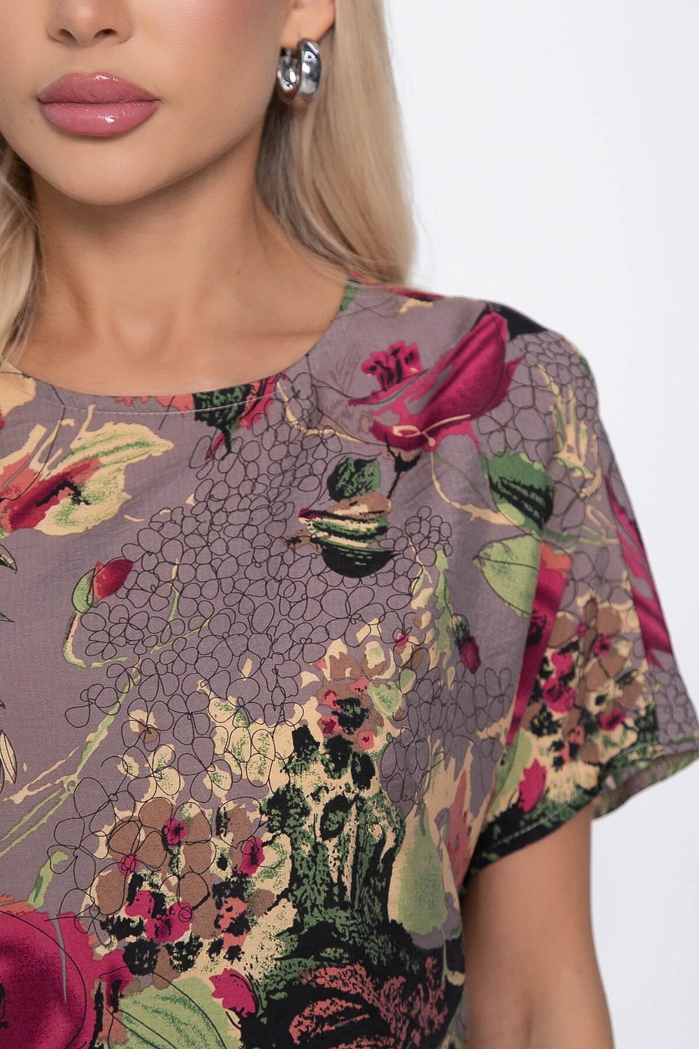 Костюм Розовый вечер (мультиколор/пудра) К10855 LT Collection