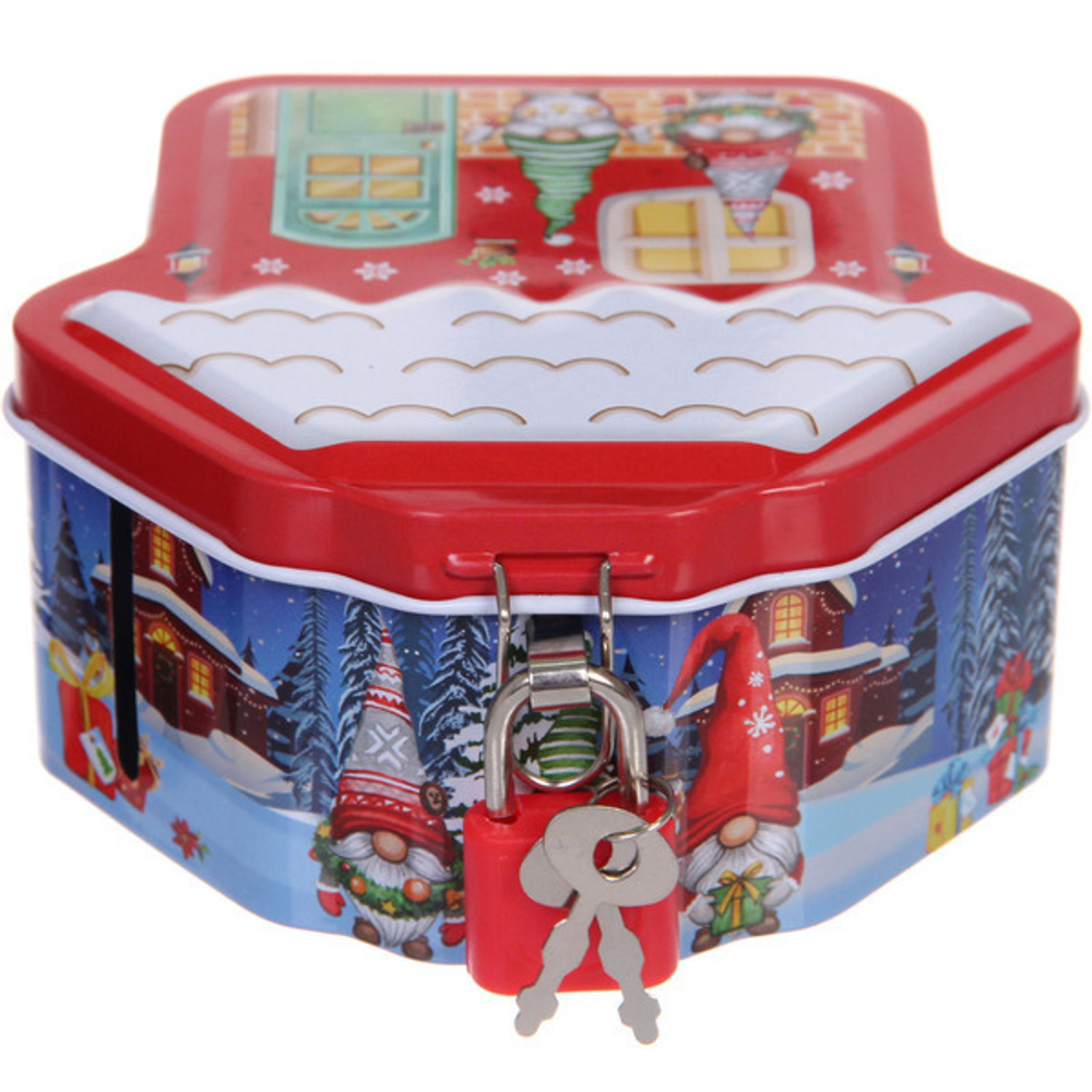 Копилка «Славные гномы в домике « 10*5*9см