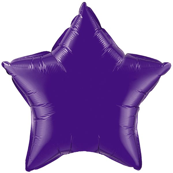 Шар звезда Фиолетовая 45см