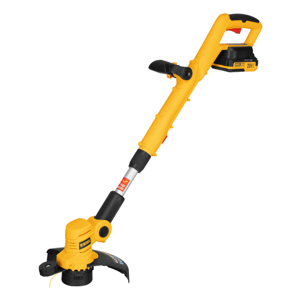 Триммер аккумуляторный GT-230, 230 мм, Li-Ion, 20 В Denzel