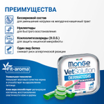 Влажный корм диетический Monge VetSolution Cat Dermatosis Дерматозис для кошек при заболеваниях кожи 100 г