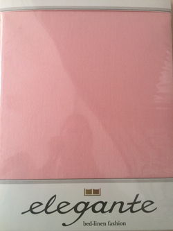Простыня трикотажная 140-160x200 Elegante 8000 розовая