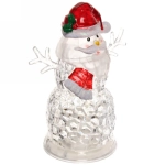 Сувенир с подсветкой «Хрустальный Дед Мороз» 24*17,8 см