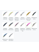 Воблер для рыбалки DUO Rough Trail Blazin 70, ANAZ173 Sagoshi Blue Pink Zebra, 70 мм, 20 г, быстро тонущий, минноу