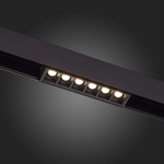 ST361.446.06 Магнитный трековый светильник Черный LED 1*6W 4000K 532Lm Ra&gt;90 36° IP20 L115xW22xH44 48V