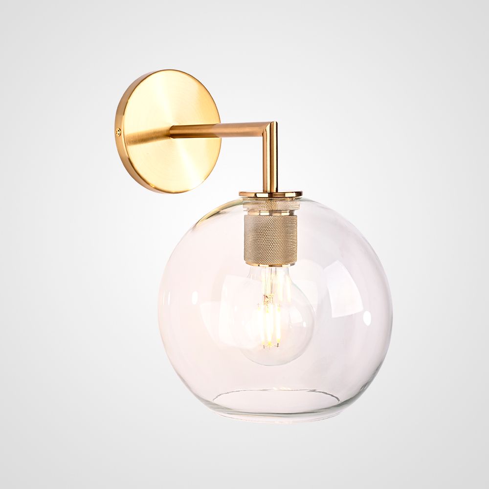 Бра Rh Utilitaire Globe Shade Single Sconce Brass By Imperiumloft