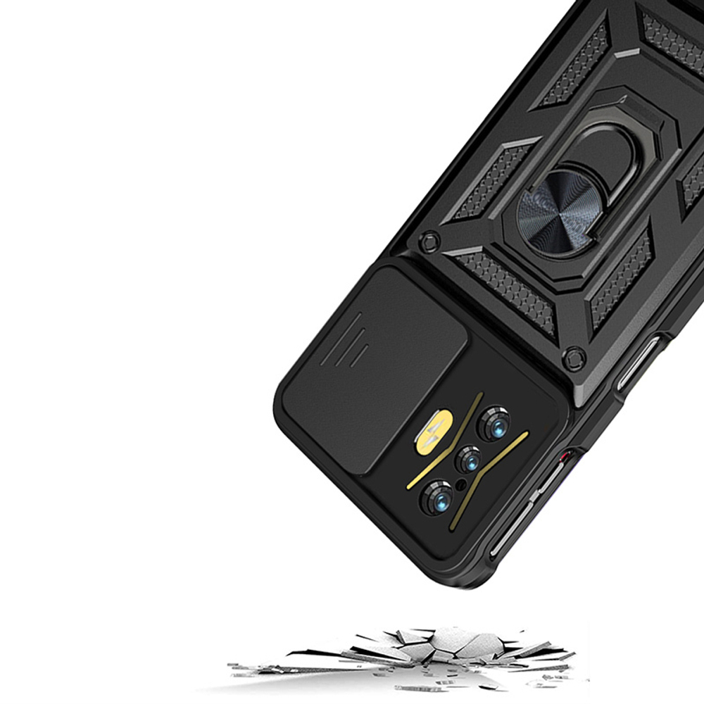 Чехол с кольцом Bumper Case для Xiaomi Poco F4 GT