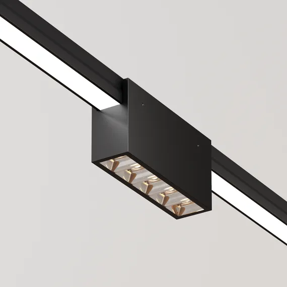 Уличный трековый светильник Точки / Points Elasity IP 3000К 10Вт 45° черный Outdoor o-tr01-2-s-10wb3k