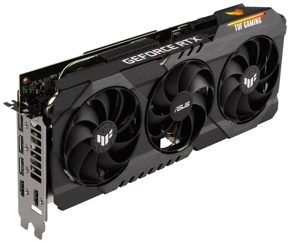 Видеокарта ASUS TUF Gaming GeForce RTX 3070 Ti OC Edition 8GB (TUF-RTX3070TI-O8G-GAMING), Retail