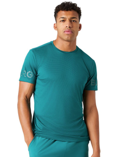 Теннисная футболка Bj_rn Borg Light - shaded spruce