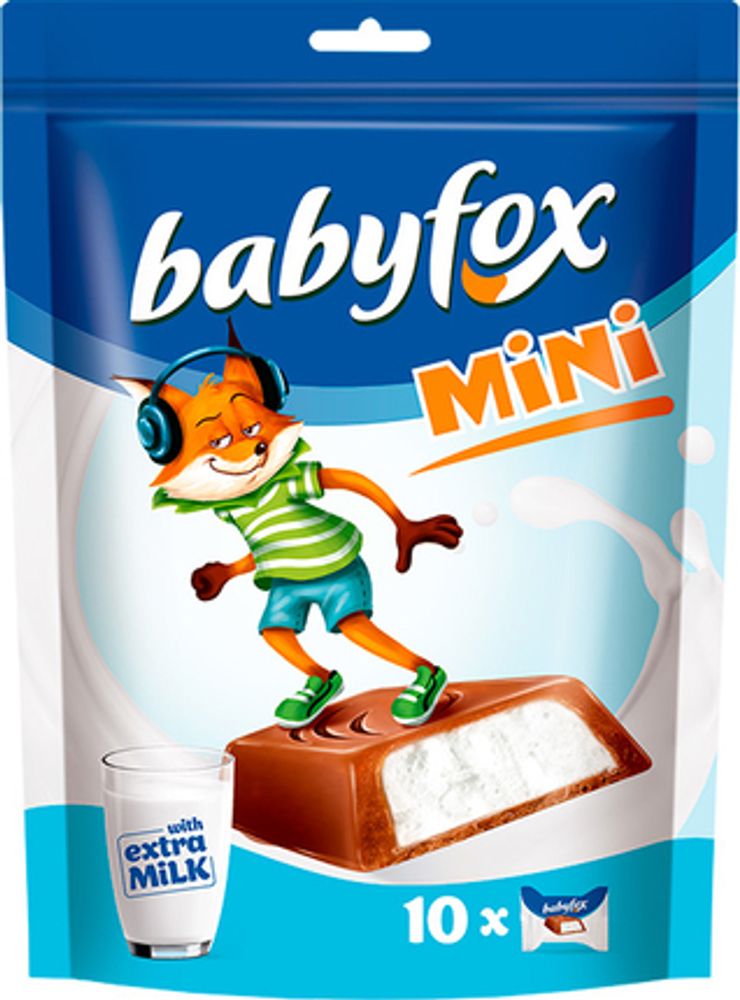 Конфеты Babyfox,  молочная начинка, 120 гр