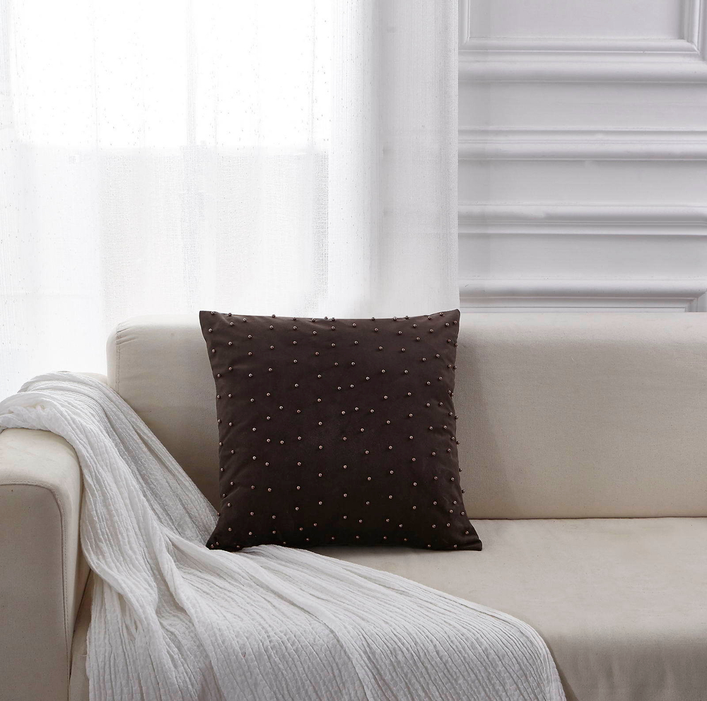 Наволочка 45х45 Sofi De MarkO Жемчуг кофе
