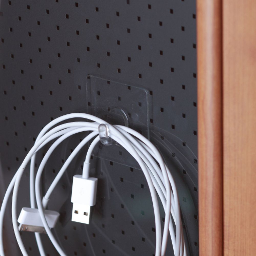 Крючки СИЛА SH5-S4TR-24 на силиконовом креплении 5х5 см прозрачные 4 шт. нагрузка до 1 кг