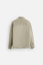 Рубашка relaxed fit из смесового льна