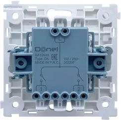 Donel R98 механизм выключателя В2 (простого), 10 A 250 В~, серия DA