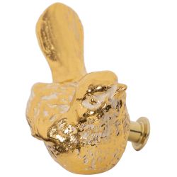 Ручка мебельная Птичка Терра правая Айвори