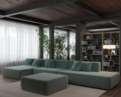 Диван, диван угловой Нафанаил, модульный