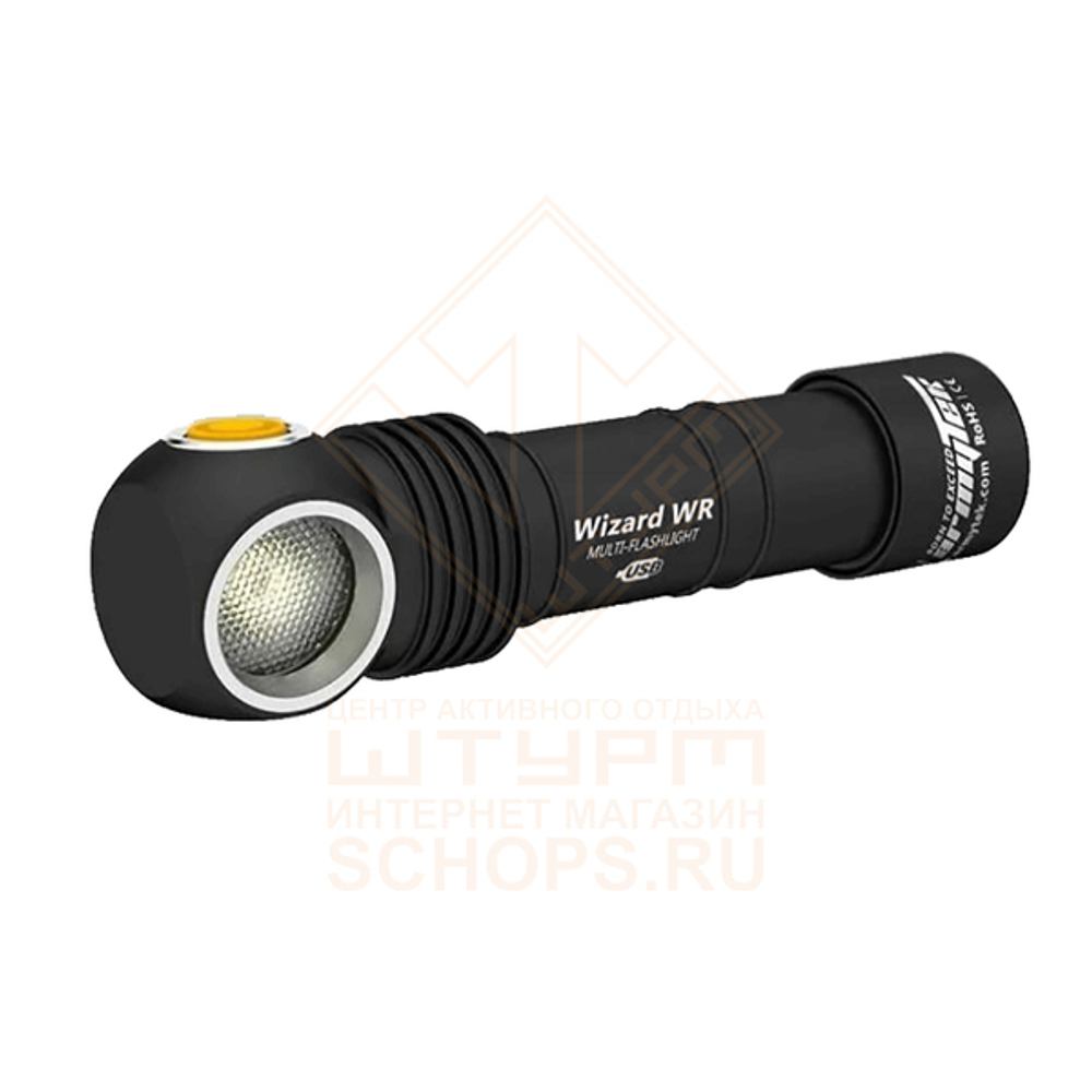 Фонарь налобный Armytek Wizard C2 WR Magnet USB, Red/White