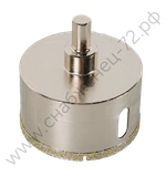 Коронка алмазная Вихрь по керамограниту/керамике, 68 мм