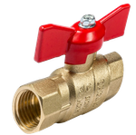 Кран шаровой 3/4 ВР/ВР DN20 PN40 (Ручка - Бабочка)