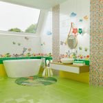 Плитка облицовочная Нефрит Kids оранжевая 400x200x8 мм (15 шт.=1,2 кв.м)