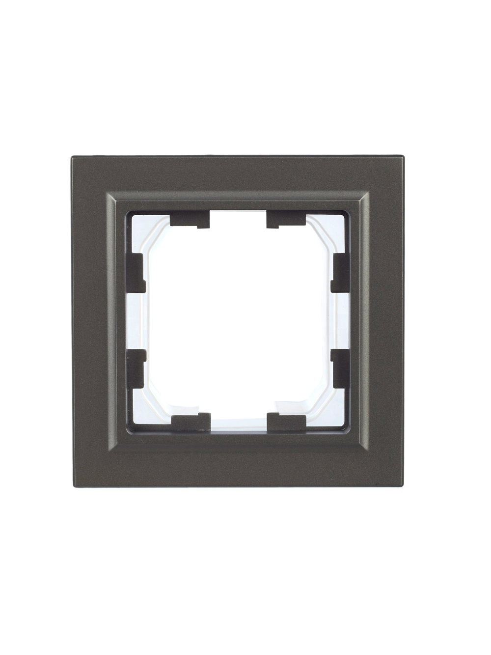 BRITE Рамка 1-местная IP44 РУ-1-БрС-44 сталь IEK