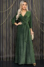 Платье Сияющий выход (зеленое) П12043 LT Collection (Акция)