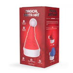 Сиреневый вибростимулятор в форме колпака Magical Santa Hat