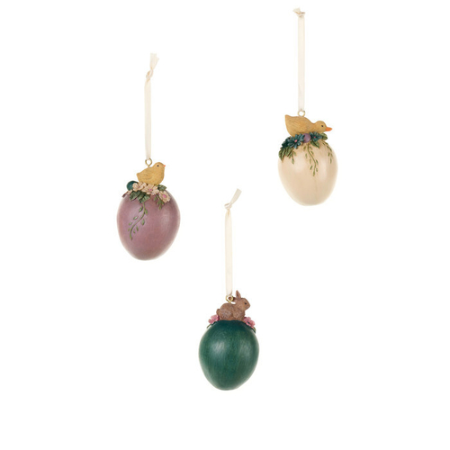 Декор подвесной "Яйцо" в ассортименте  5х5х8см