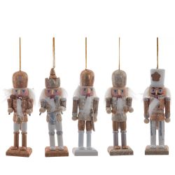 GAEM Набор из 5шт Украшение новогоднее "Щелкунчик", L23 W4 H13,5 см