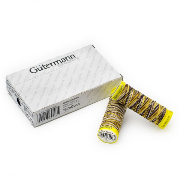 Нитки отделочные Gutermann Deco Stitch multicolor 70 (70 метров), 5 кат. | 9929