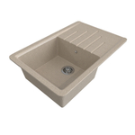 Мойка ML-GMS07 СТАНДАРТ с крылом, песочный (302), 750*495*190мм