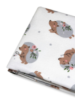 Фланелевая пелёнка Лесной ёжик 90*130