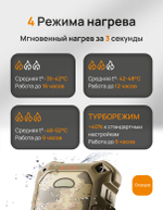 Электрическая грелка Ocoopa UT4 Extreme Camouflage