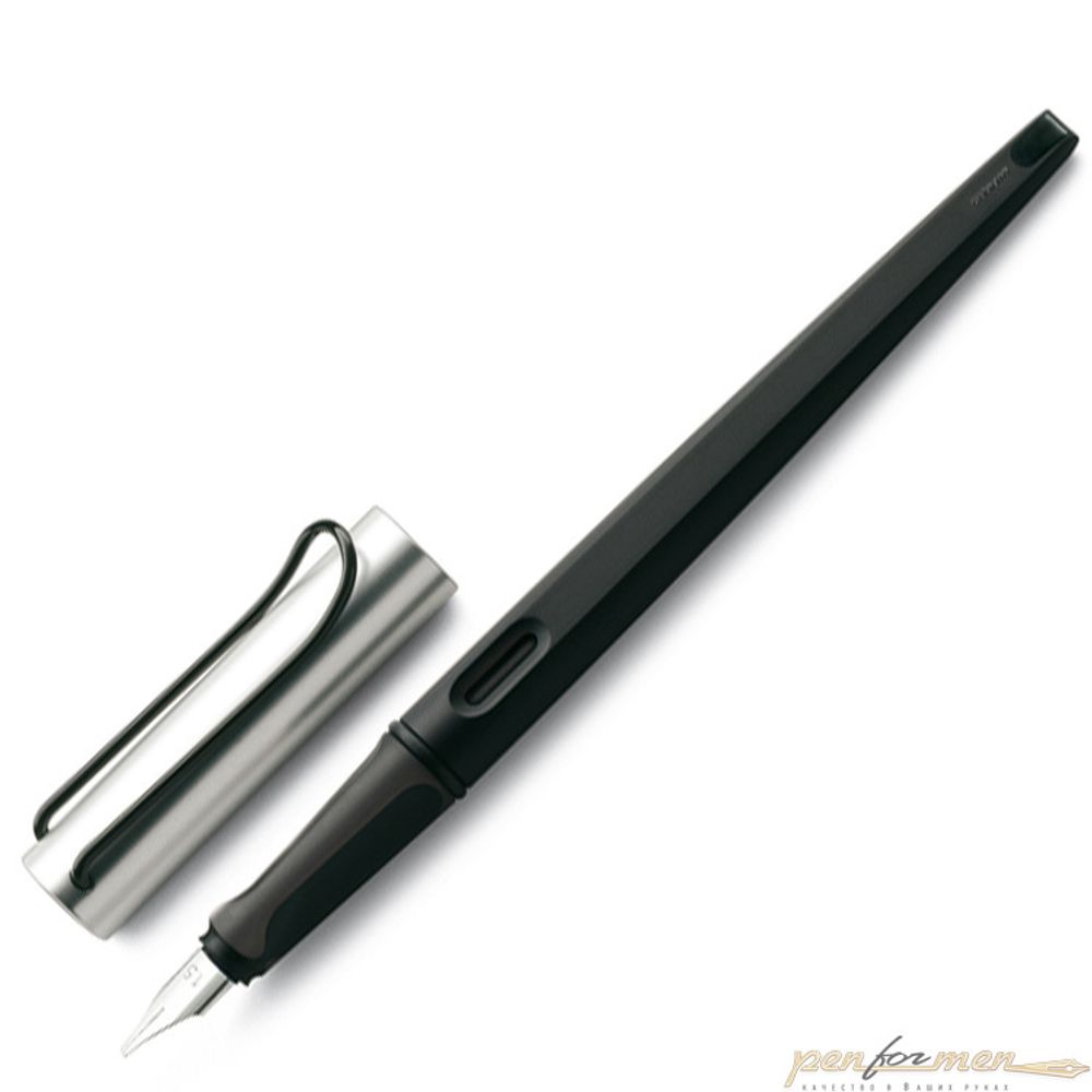 Перьевая ручка Lamy Joy 011 черно-серебристая перо 1.1 мм (4029990)