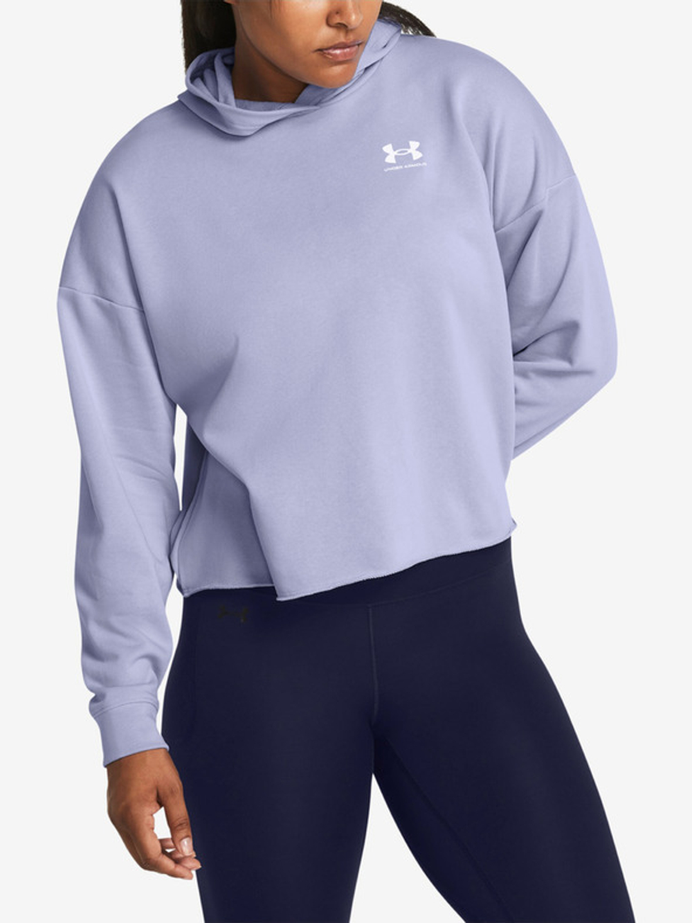 Худи женское Under Armour UA Rival Terry OS Hoodie-PPL