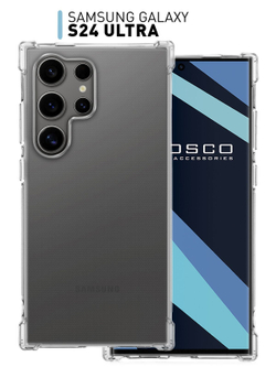 Чехол ROSCO для Samsung Galaxy S24 Ultra (арт.SS-S24U-HARD-TPU-TRANSPARENT )