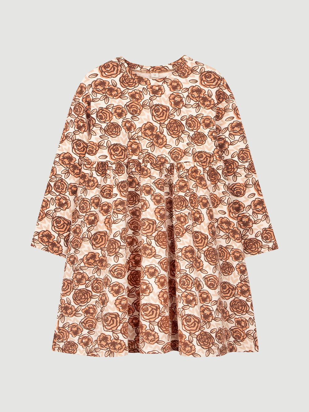 Платье оверсайз с длинным рукавом Mjölk Roses