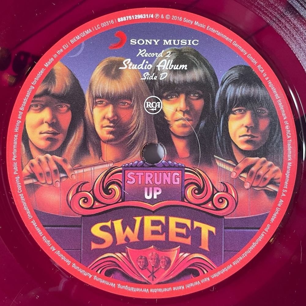 Винтажная виниловая пластинка LP Sweet Strung Up (Germany 2016) (Purple Vinyl) Fox On The Run